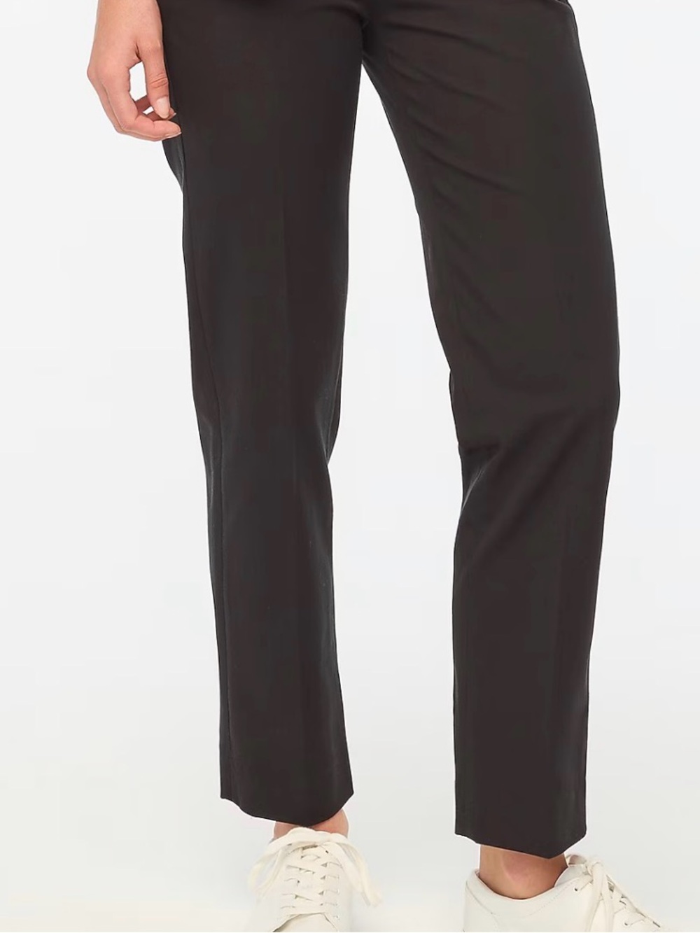 J. Crew Kallie Black Straight-Leg Pants // Size 10 // Worn Once!!